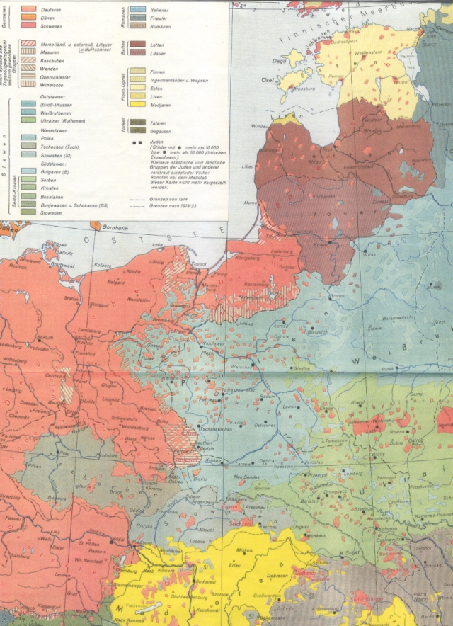 Die Verbreitung des deutschen Volkes in Ostmitteleuropa vor der Vertreibung